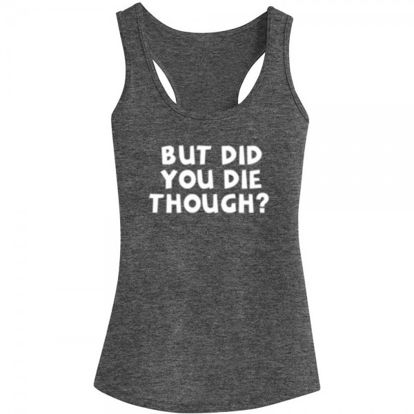 Fannoo Tank Tops for Women-Womens Funny Saying Fitness Workout Racerback Tank Tops Sleeveless Shirts